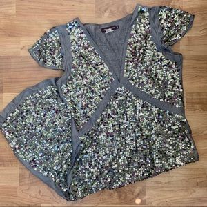 Antik Batik Silk & Sequin Dress